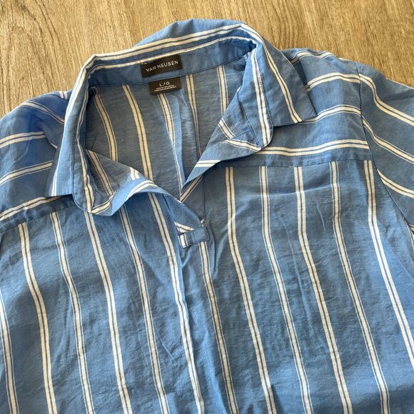 Womens Van Heusen Blue Blouse - L - Picture 2 of 5